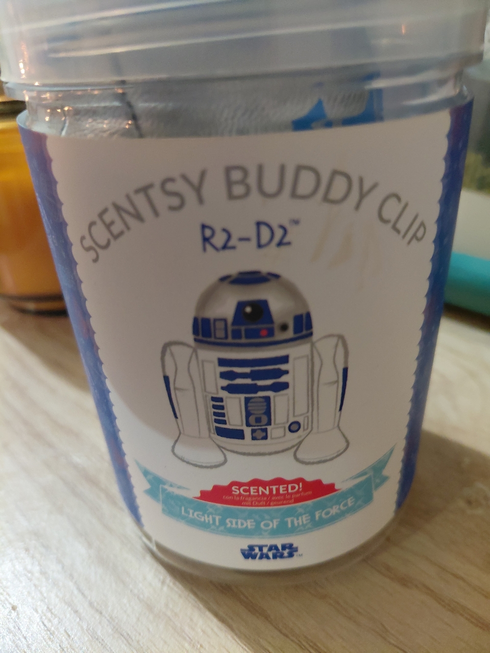 Scentsy Buddy Clip R2-D2 Scented Air Freshener - Blue